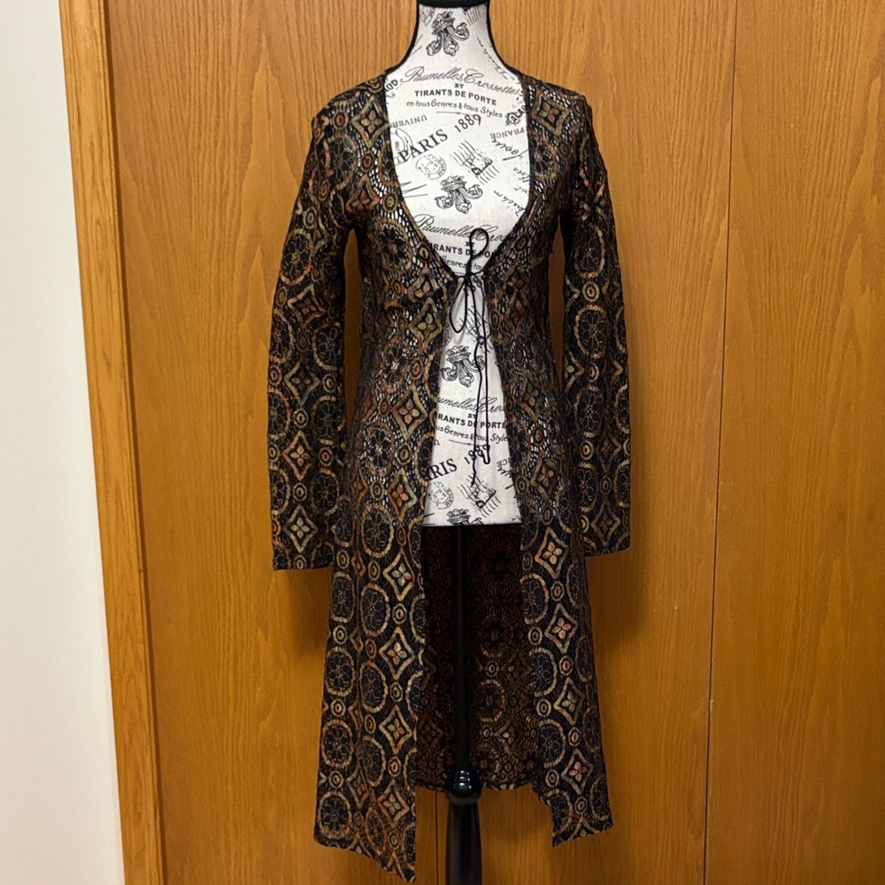 Hot Kiss Multicolor Patterned Cardigan
